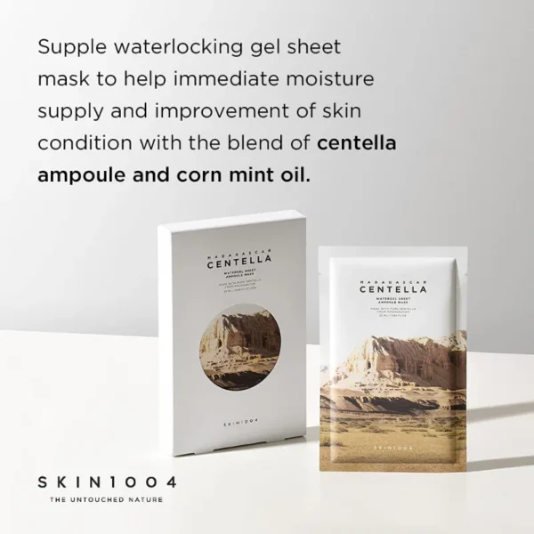 Madagascar Centella Water gel Sheet Ampoule Mask 1ea - Image 4
