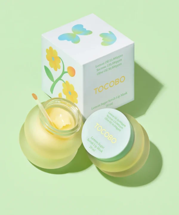 Lemon Sugar Scrub Lip Mask 20ml - Image 3